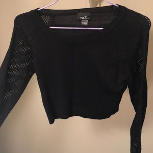 Black Crop Top